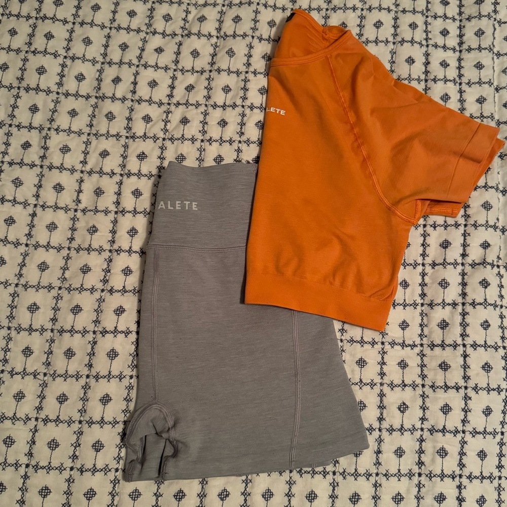 Shorts only** can bundle with top, listed separately